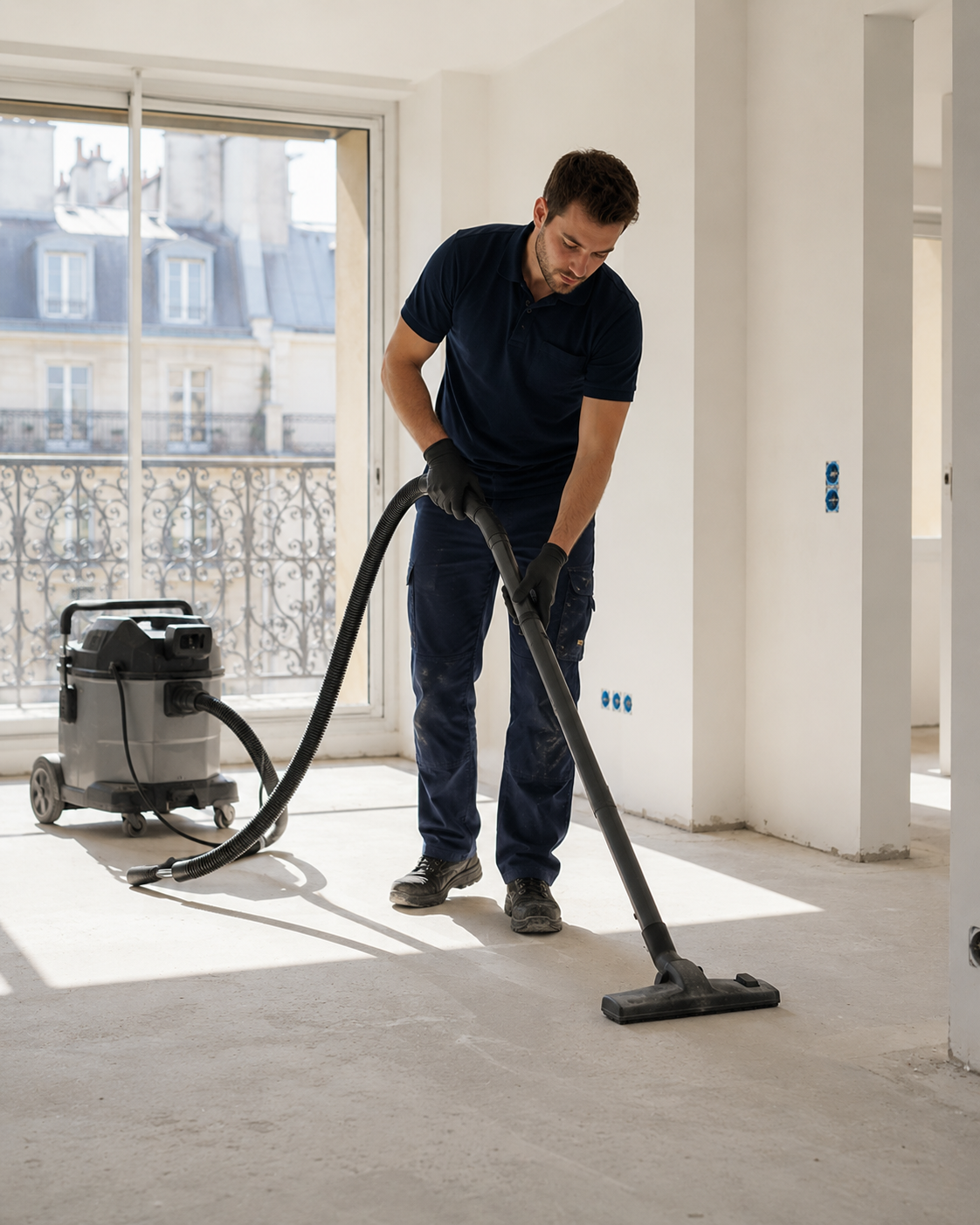 Nettoyage de fin de chantier en Île-de-France